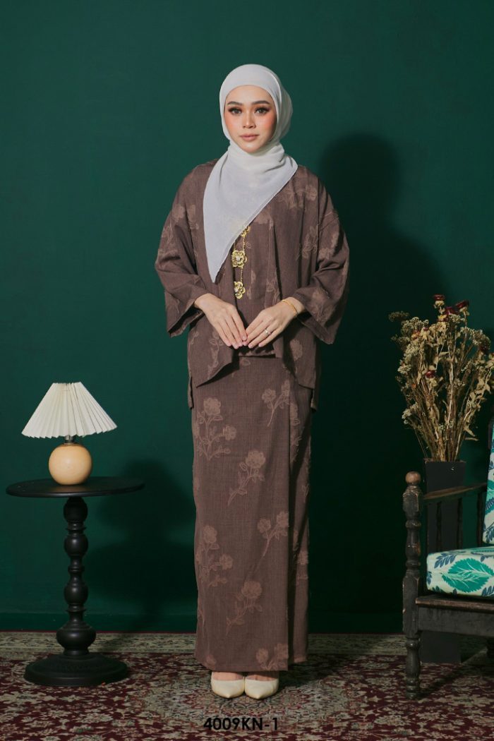 Kebaya Nilam in Cedar Brown (4009KN-1)