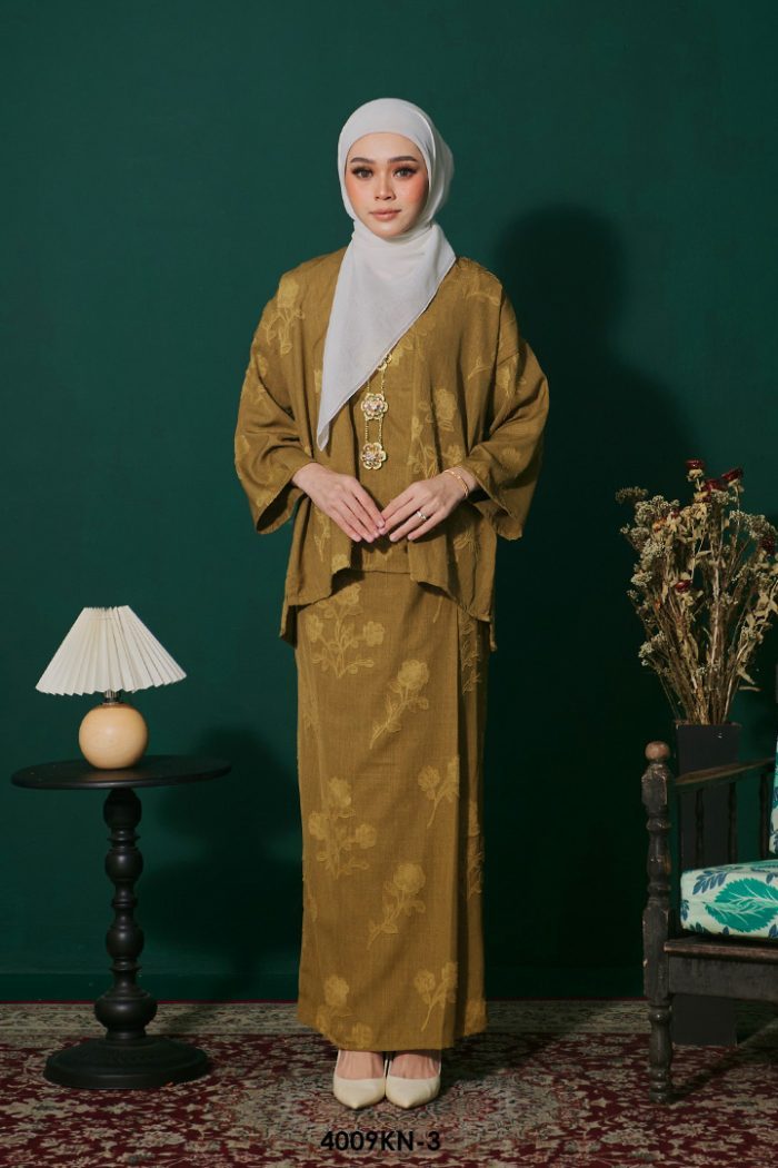 Kebaya Nilam in Dark Olive (4009KN-3)