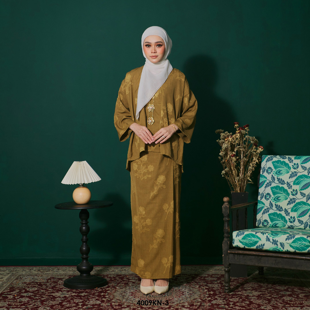 Kebaya Nilam in Dark Olive (4009KN-3)