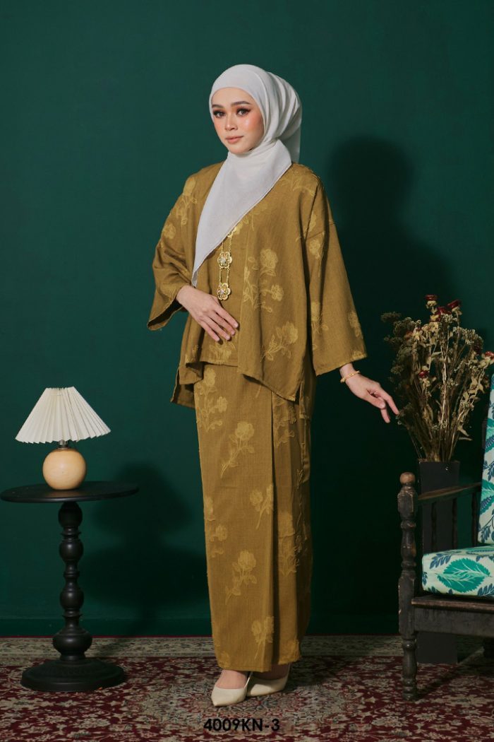 Kebaya Nilam in Dark Olive (4009KN-3)