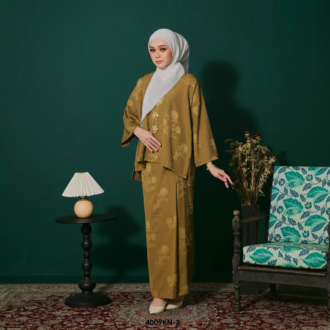 Kebaya Nilam in Dark Olive (4009KN-3) - Image 2