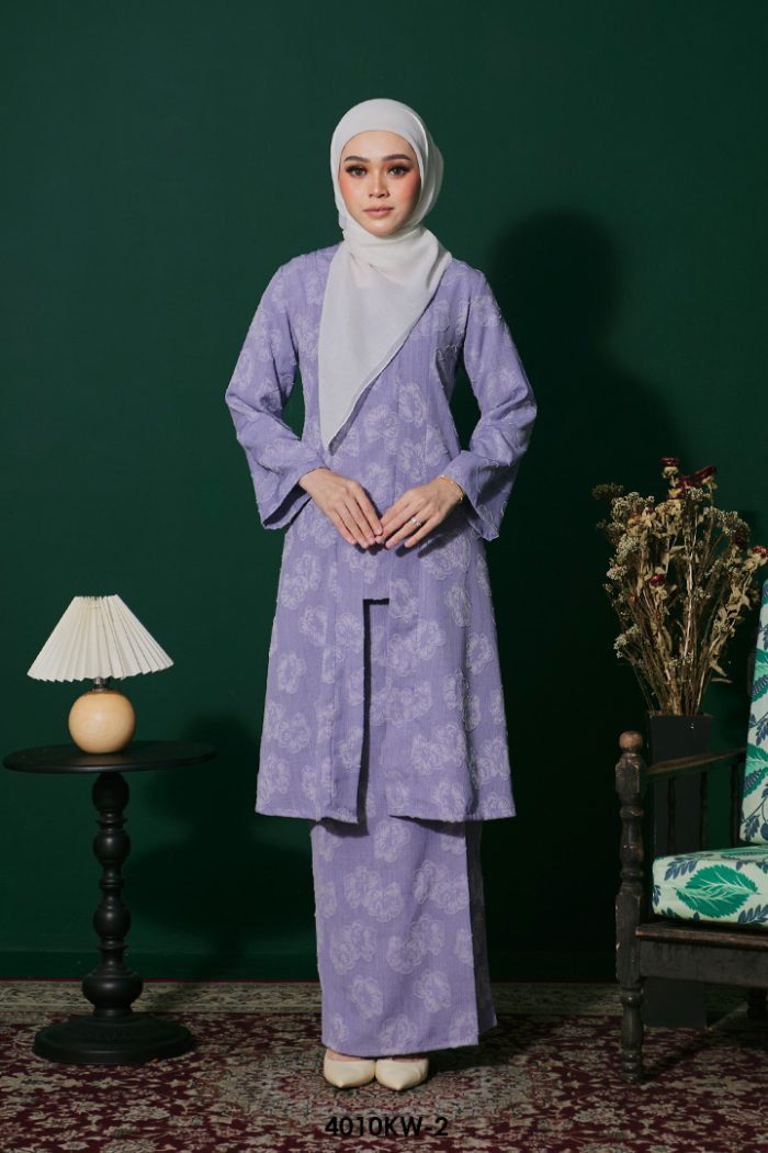 Kebaya Wilda in Greyish Purple (4010KW-2)