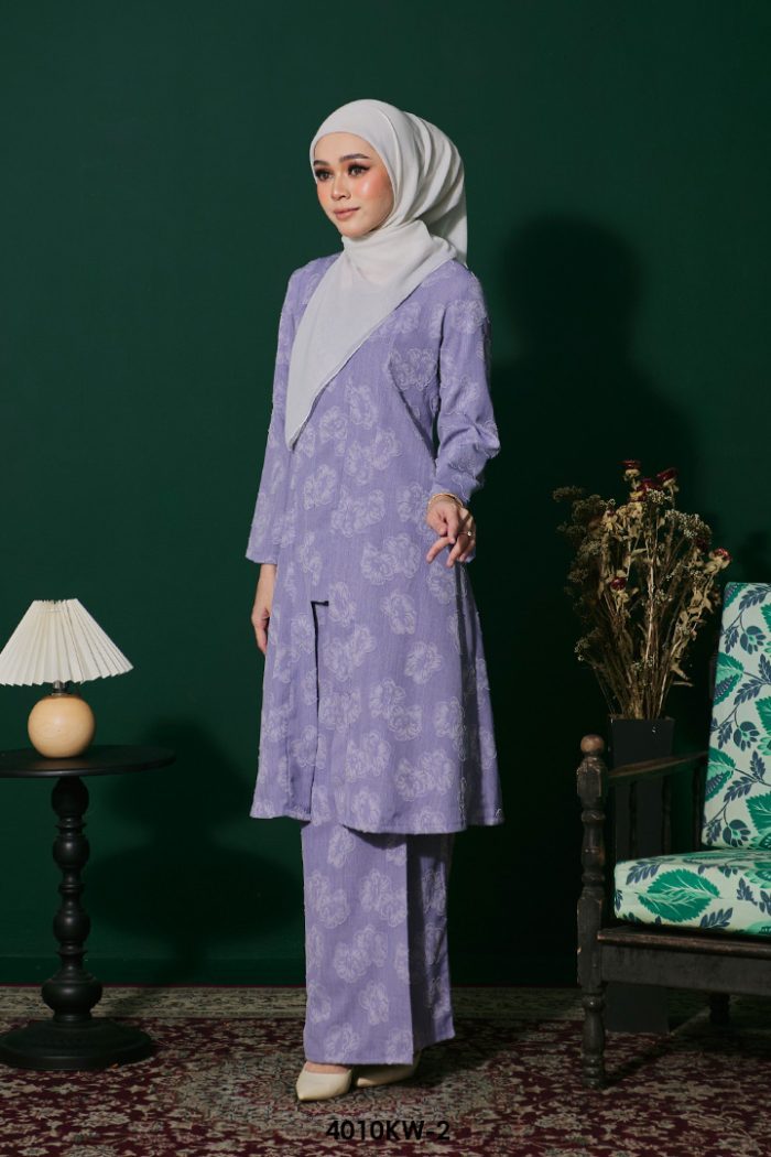 Kebaya Wilda in Greyish Purple (4010KW-2)