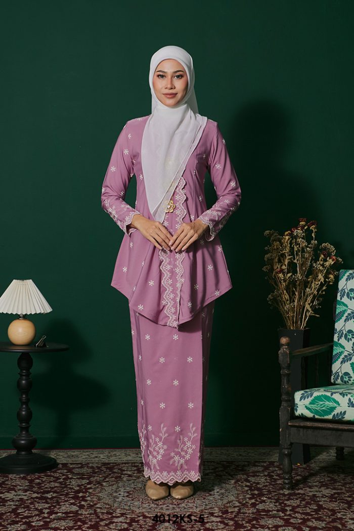 Kebaya Saloma in Dusty Pink (4012KS-5)