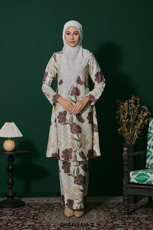 Ameera Kurung Batiq Mia in Cream (BMK465AM-2)