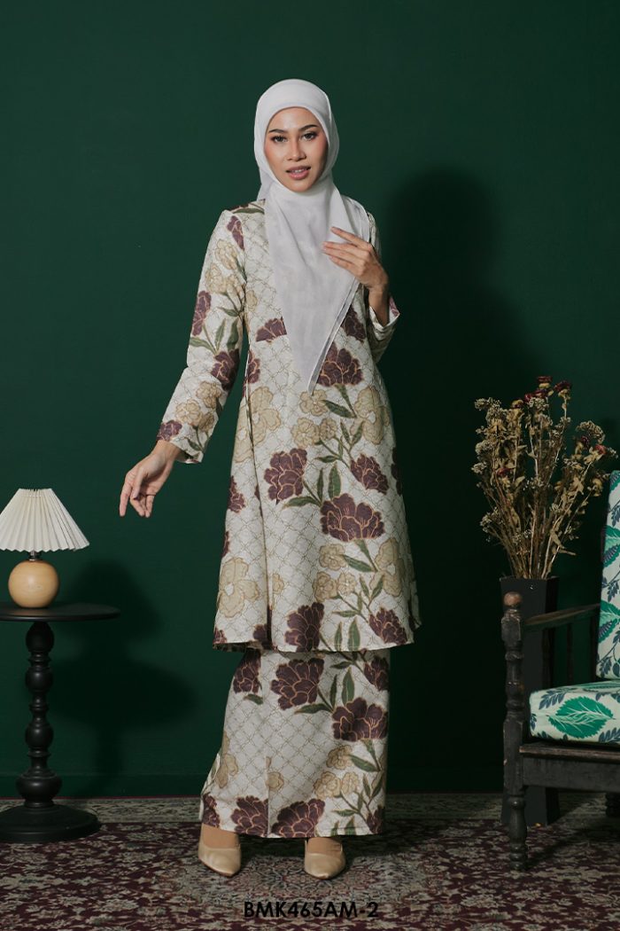 Ameera Kurung Batiq Mia in Cream (BMK465AM-2)