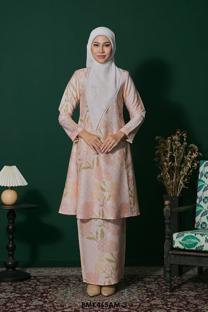 Ameera Kurung Batiq Mia in Peachy Pink (BMK465AM-3)