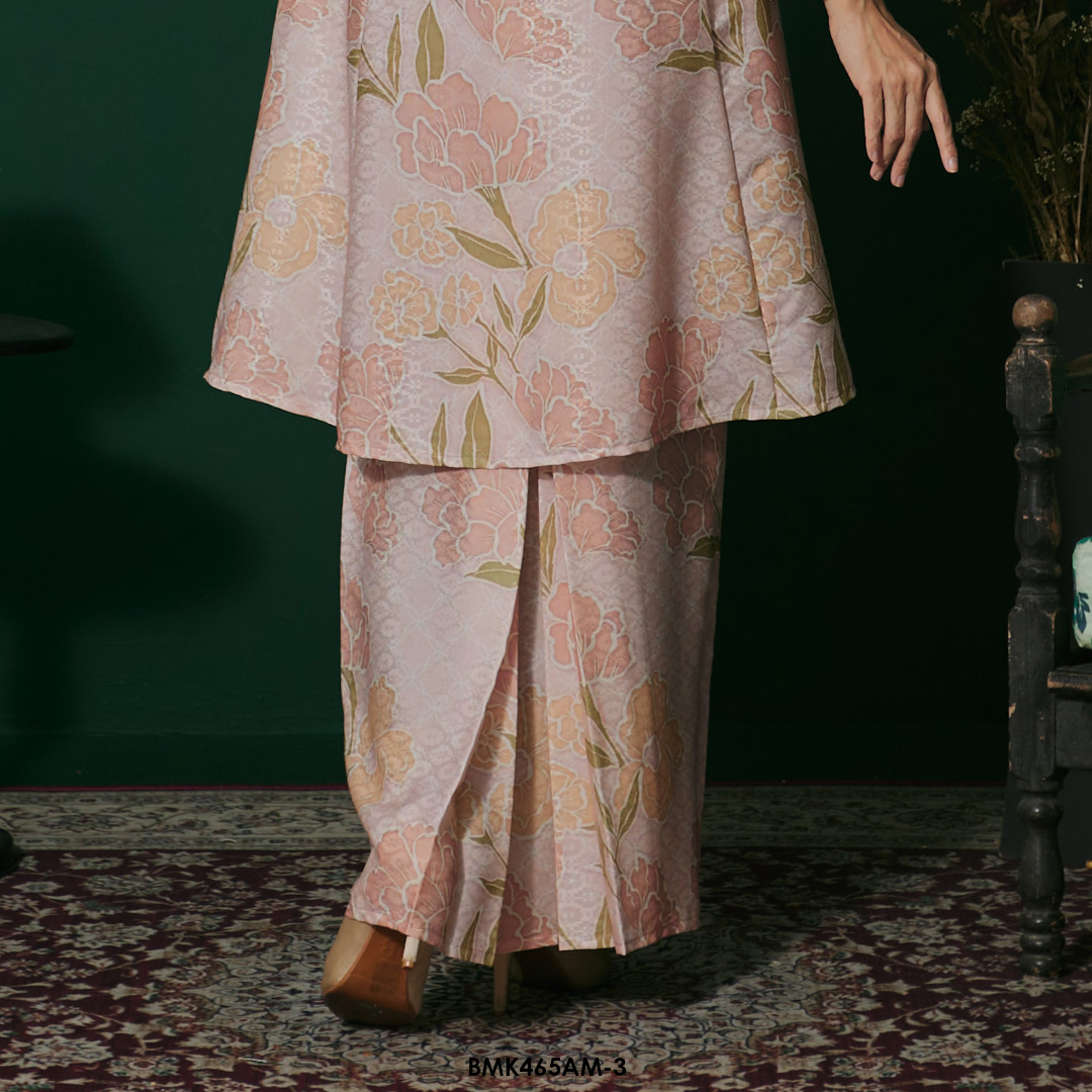 Ameera Kurung Batiq Mia in Peachy Pink (BMK465AM-3) - Image 3