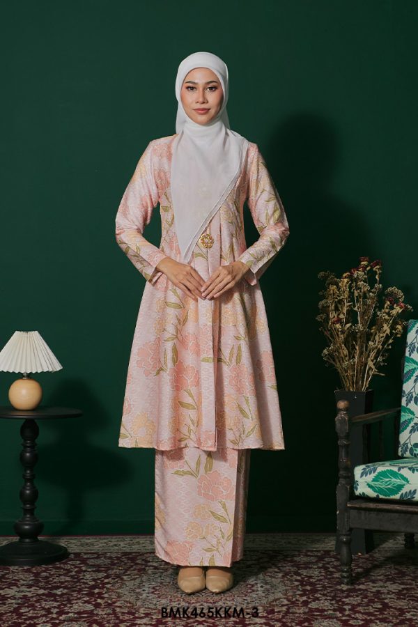 Kebarung Batiq Mia in Peachy Pink (BMK465KKM-3)