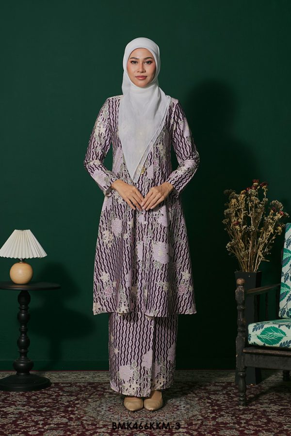 Kebarung Batiq Mia in Faded Purple (BMK466KKM-3)