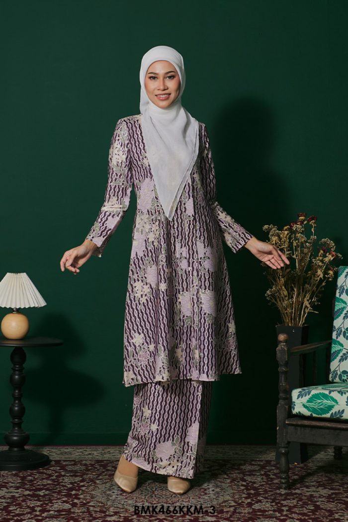 Kebarung Batiq Mia in Faded Purple (BMK466KKM-3)