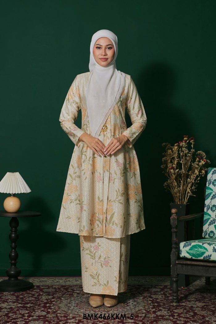 Kebarung Batiq Mia in Butter Cream (BMK466KKM-5)