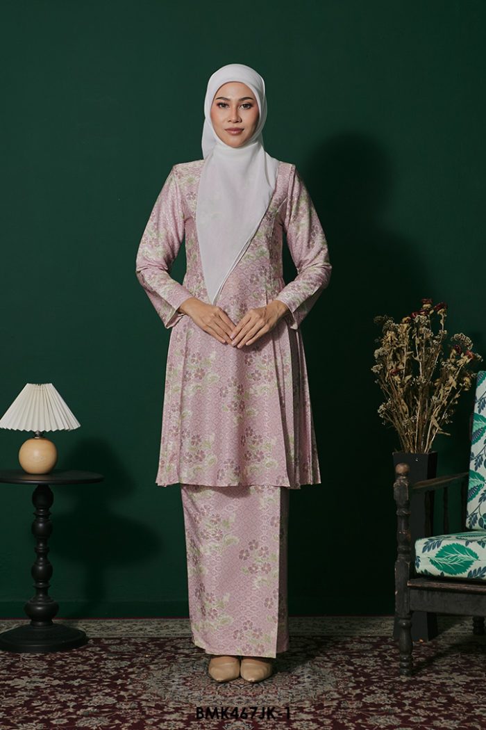 Juliana Kurung Batiq Mia in Dusty Pink (BMK467JK-1)