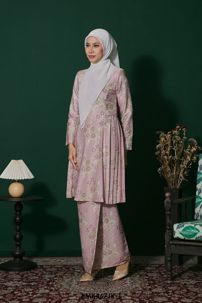 Juliana Kurung Batiq Mia in Dusty Pink (BMK467JK-1)