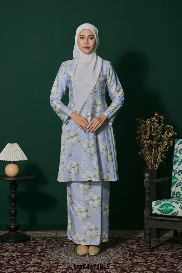 Juliana Kurung Batiq Mia in Dusty Blue (BMK467JK-5)
