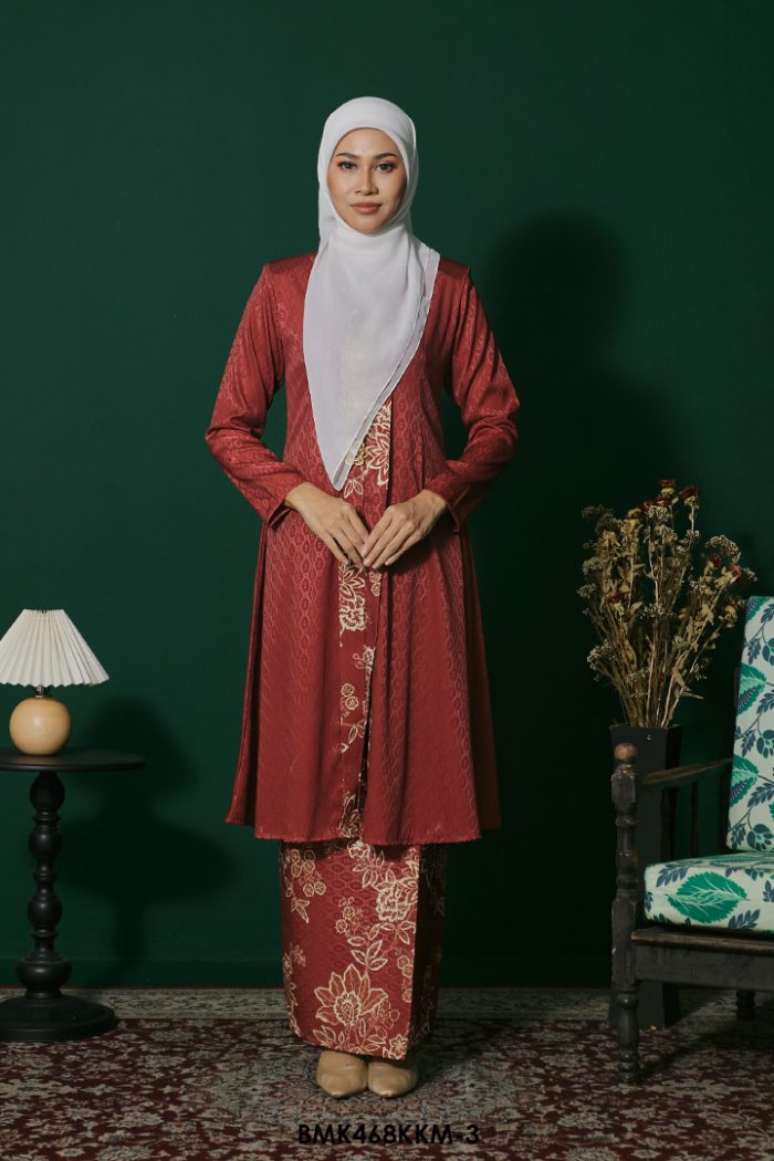 Kebarung Batiq Mia in Burnt Orange (BMK468KKM-3)