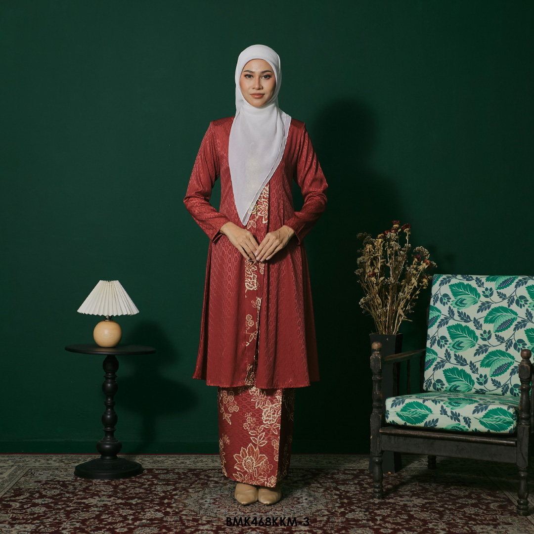 Kebarung Batiq Mia in Burnt Orange (BMK468KKM-3)