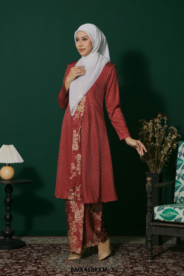 Kebarung Batiq Mia in Burnt Orange (BMK468KKM-3)