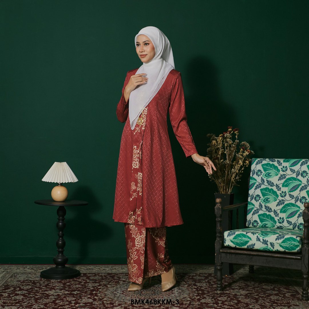 Kebarung Batiq Mia in Burnt Orange (BMK468KKM-3) - Image 2