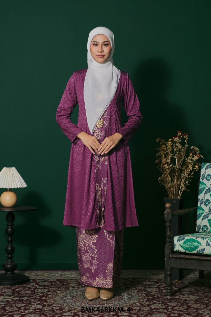 Kebarung Batiq Mia in Mulberry (BMK468KKM-4)