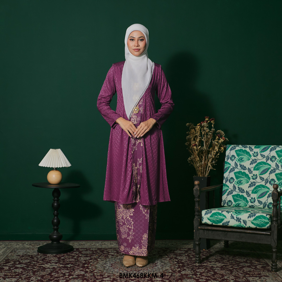 Kebarung Batiq Mia in Mulberry (BMK468KKM-4)