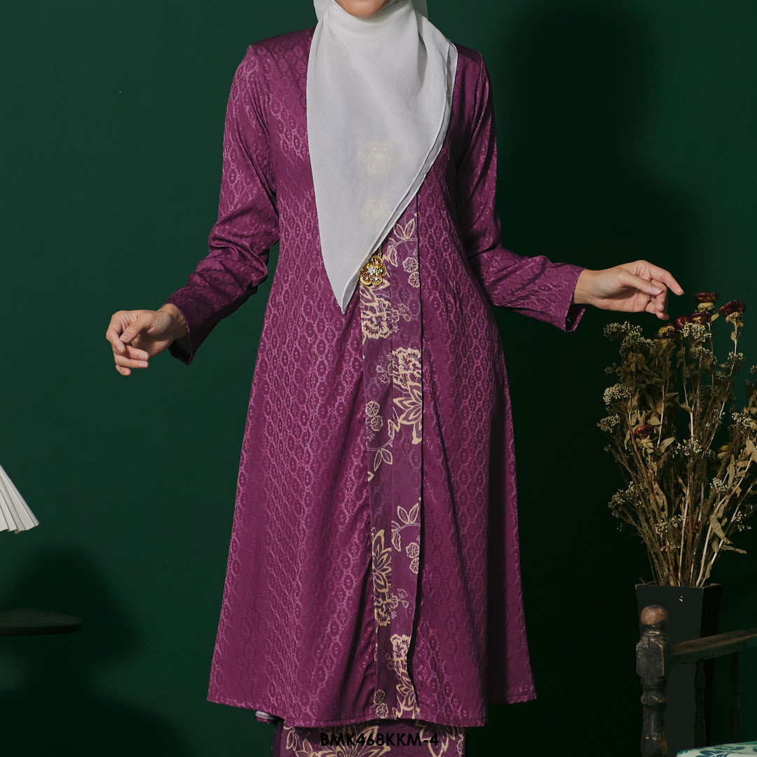 Kebarung Batiq Mia in Mulberry (BMK468KKM-4) - Image 3