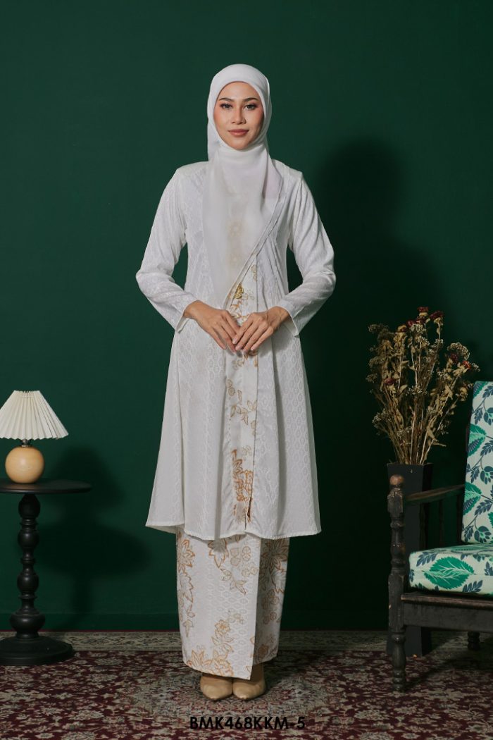 Kebarung Batiq Mia in White (BMK468KKM-5)
