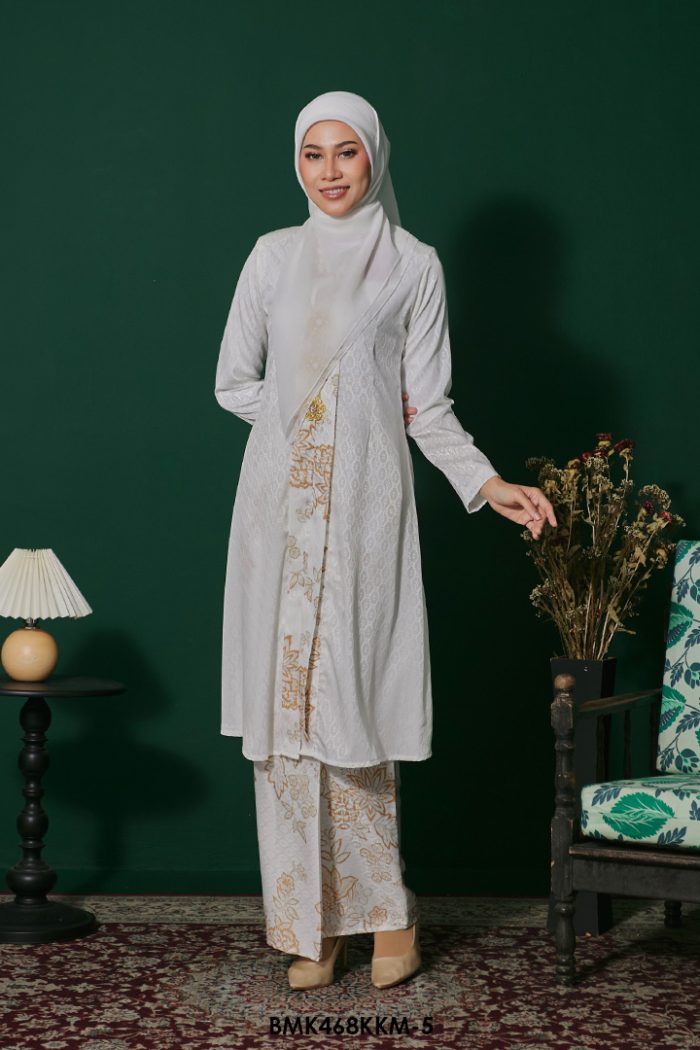 Kebarung Batiq Mia in White (BMK468KKM-5)