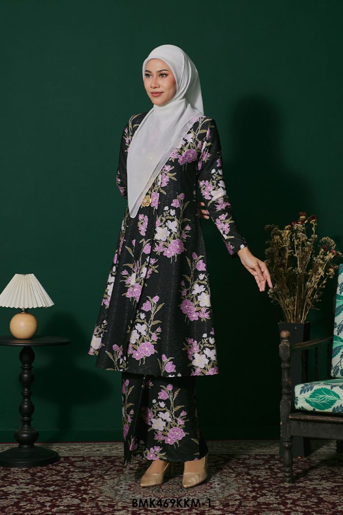 Kebarung Batiq Mia in Charcoal (BMK469KKM-1)