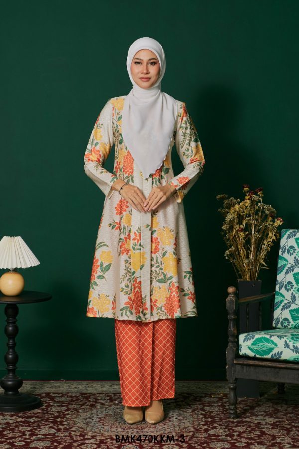 Kebarung Batiq Mia in Orange (BMK470KKM-3)