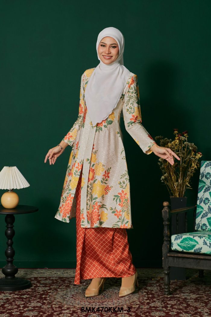 Kebarung Batiq Mia in Orange (BMK470KKM-3)