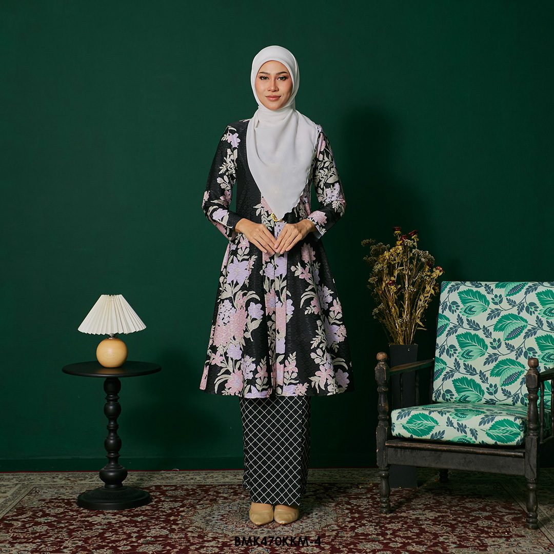 Kebarung Batiq Mia in Black (BMK470KKM-4)