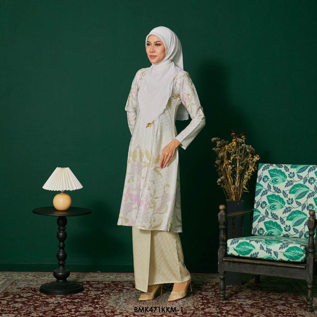 Kebarung Batiq Mia in Soft Green (BMK471KKM-1) - Image 2