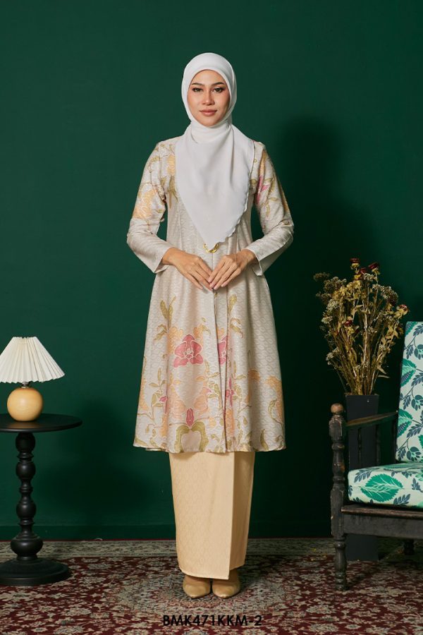 Kebarung Batiq Mia in Soft Yellow (BMK471KKM-2)