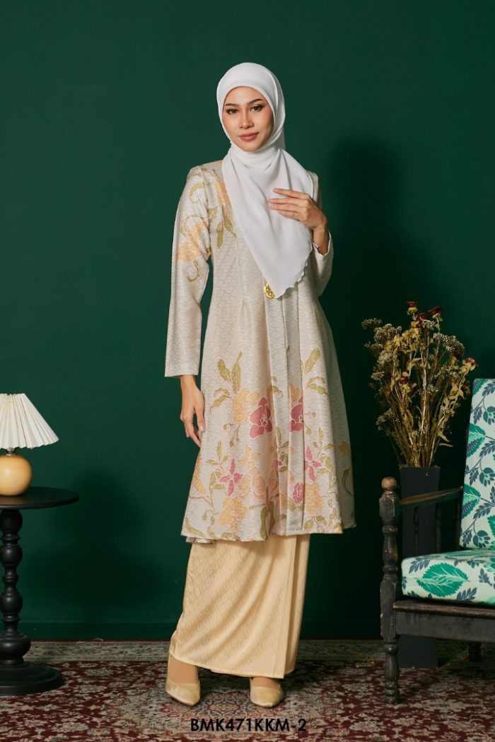 Kebarung Batiq Mia in Soft Yellow (BMK471KKM-2)