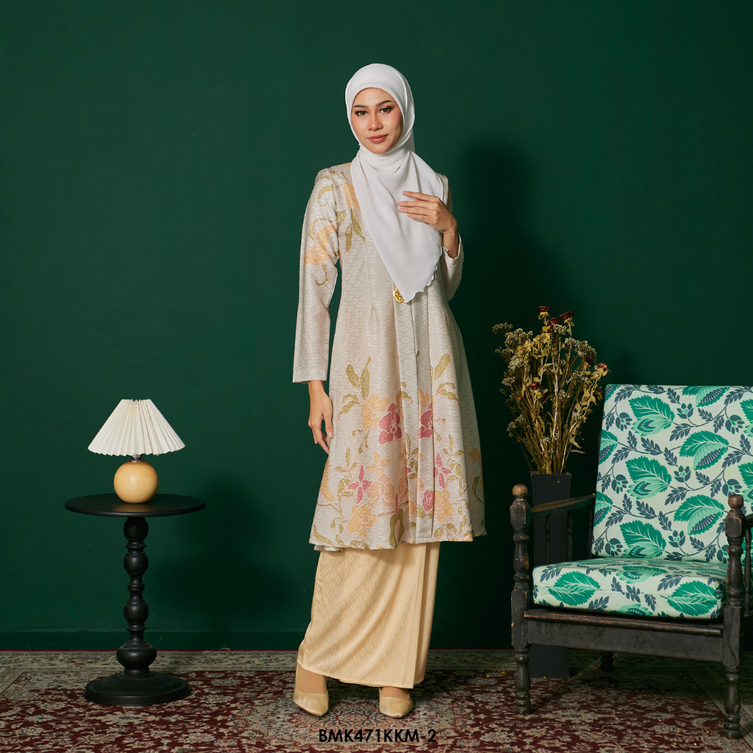 Kebarung Batiq Mia in Soft Yellow (BMK471KKM-2) - Image 2