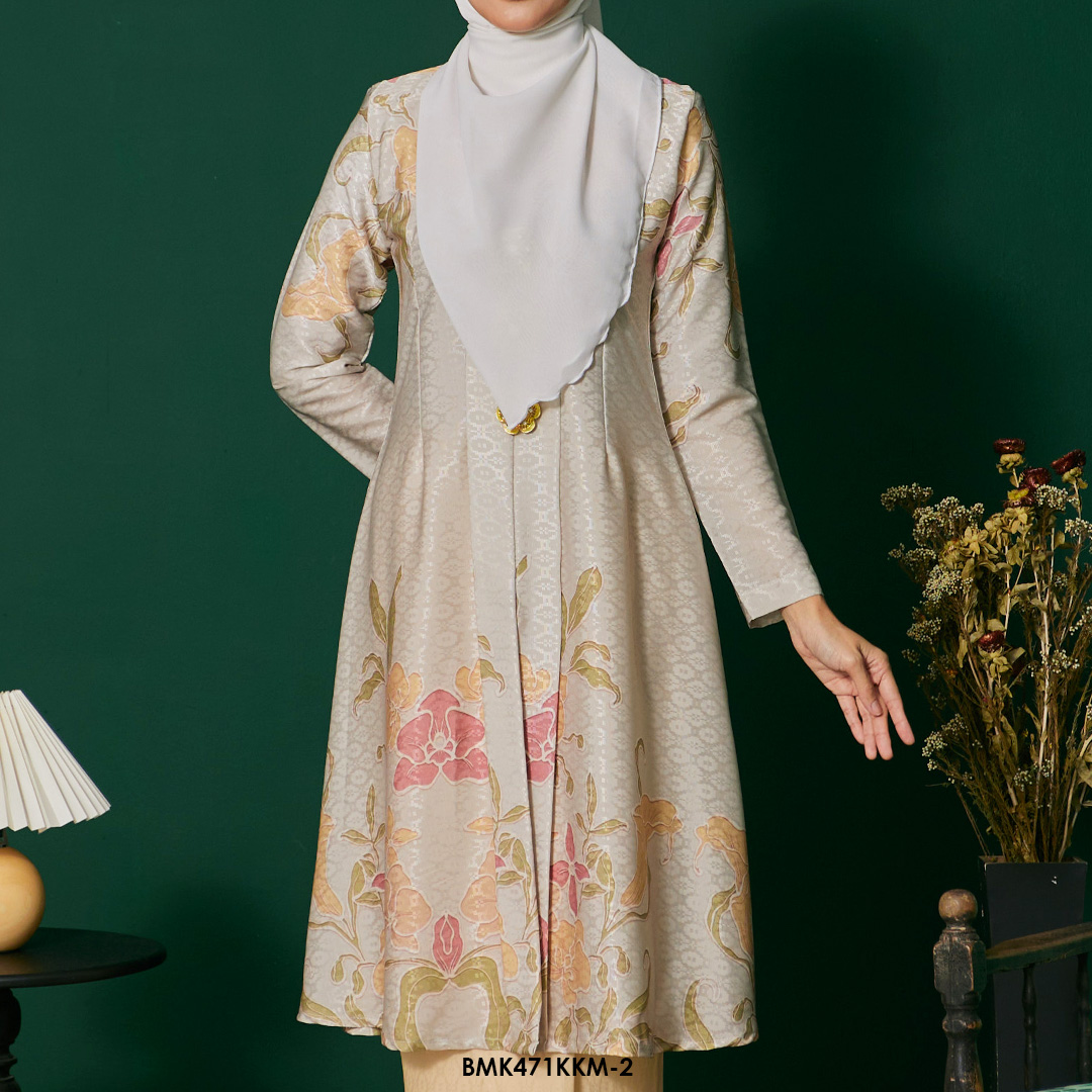 Kebarung Batiq Mia in Soft Yellow (BMK471KKM-2) - Image 4