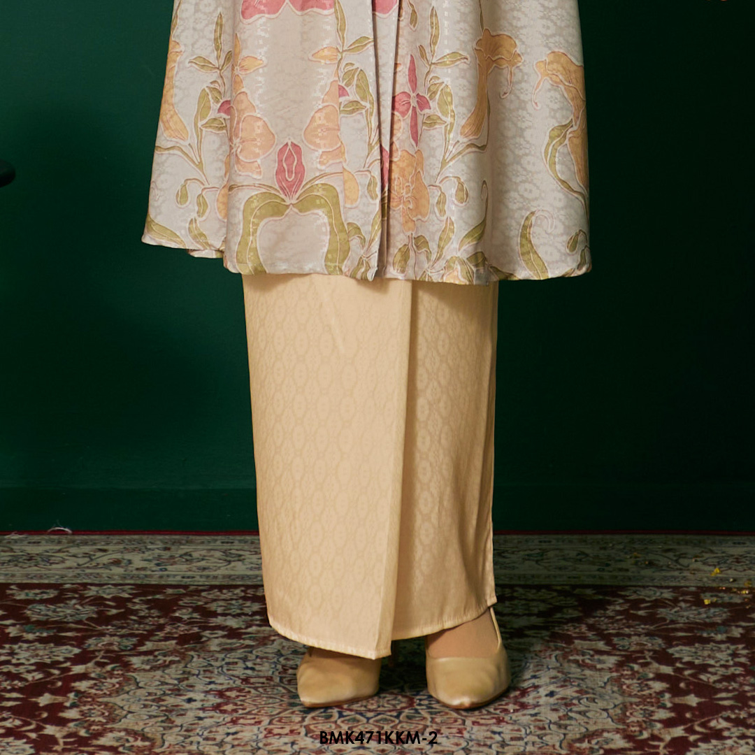 Kebarung Batiq Mia in Soft Yellow (BMK471KKM-2) - Image 3