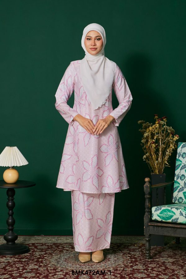 Ameera Kurung Batiq Mia in Soft Pink (BMK472AM-1)