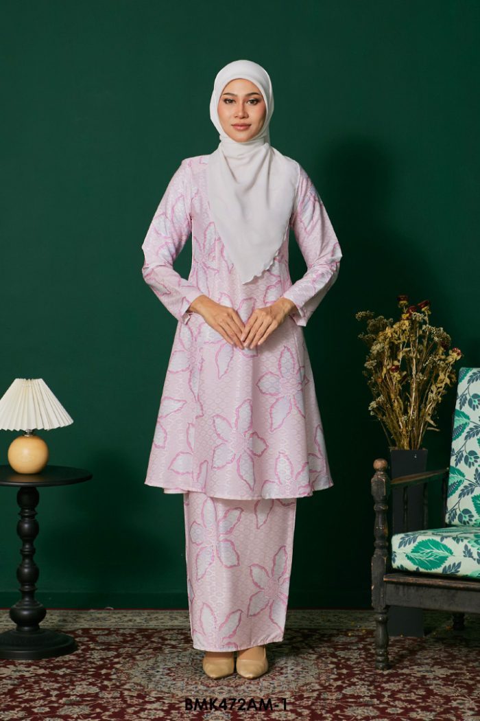 Ameera Kurung Batiq Mia in Soft Pink (BMK472AM-1)