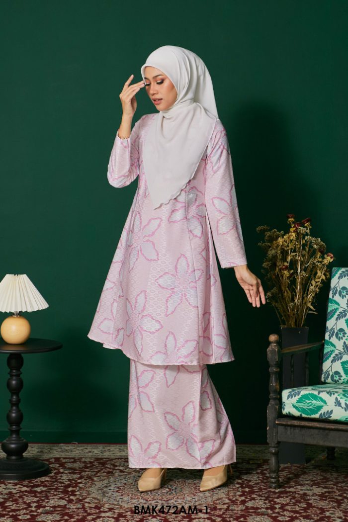 Ameera Kurung Batiq Mia in Soft Pink (BMK472AM-1)