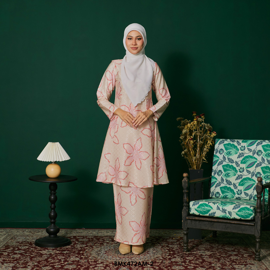 Ameera Kurung Batiq Mia in Butter Cream (BMK472AM-2)