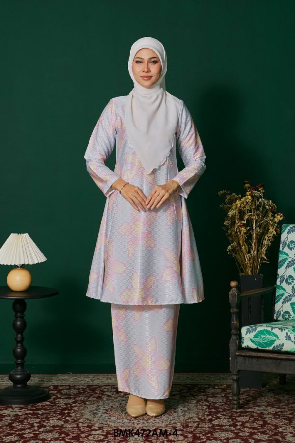 Ameera Kurung Batiq Mia in Pearl Blue (BMK472AM-4)