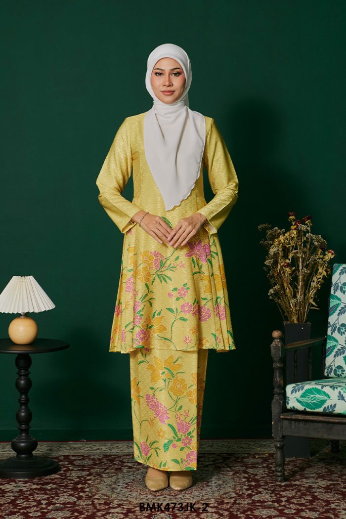 Juliana Kurung Batiq Mia in Corn Yellow (BMK473JK-2)