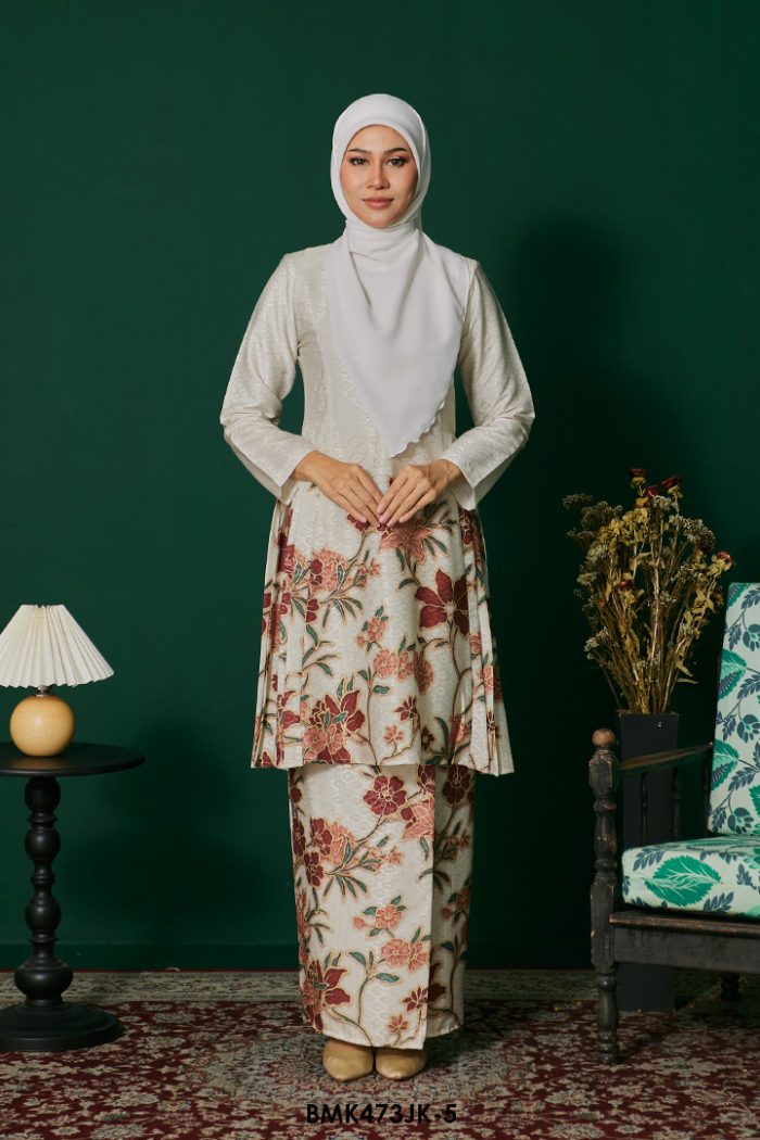 Juliana Kurung Batiq Mia in Cream (BMK473JK-5)