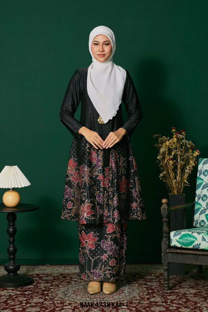 Kebarung Batiq Mia in Black (BMK473KKM-1)