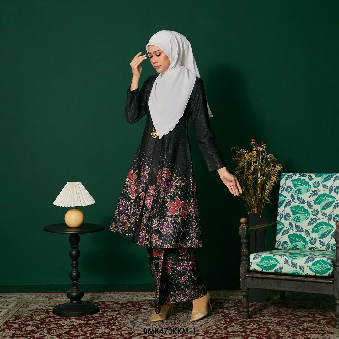 Kebarung Batiq Mia in Black (BMK473KKM-1) - Image 2