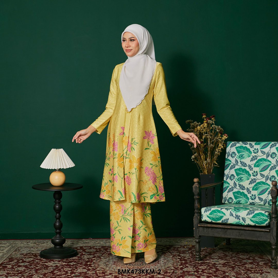 Kebarung Batiq Mia in Corn Yellow (BMK473KKM-2) - Image 2