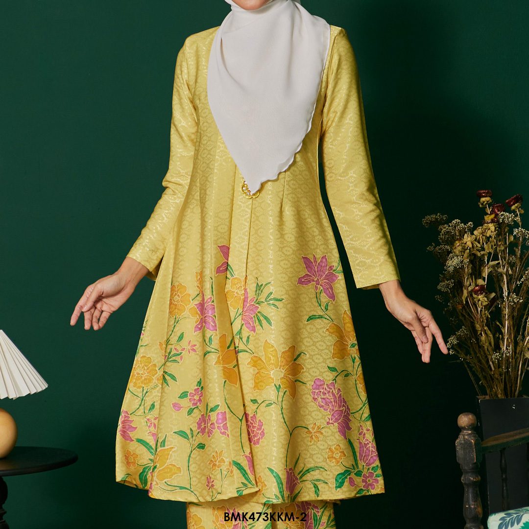 Kebarung Batiq Mia in Corn Yellow (BMK473KKM-2) - Image 3
