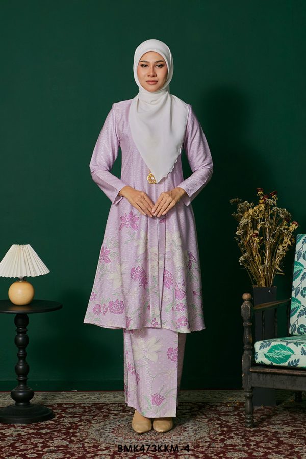 Kebarung Batiq Mia in Dusty Purple (BMK473KKM-4)